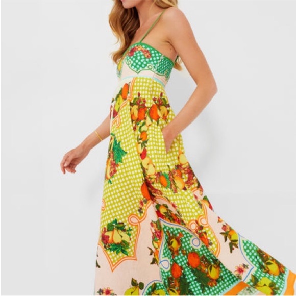 Alemais Lemonis Midi Dress LIKE NEW - Picture 3 of 8